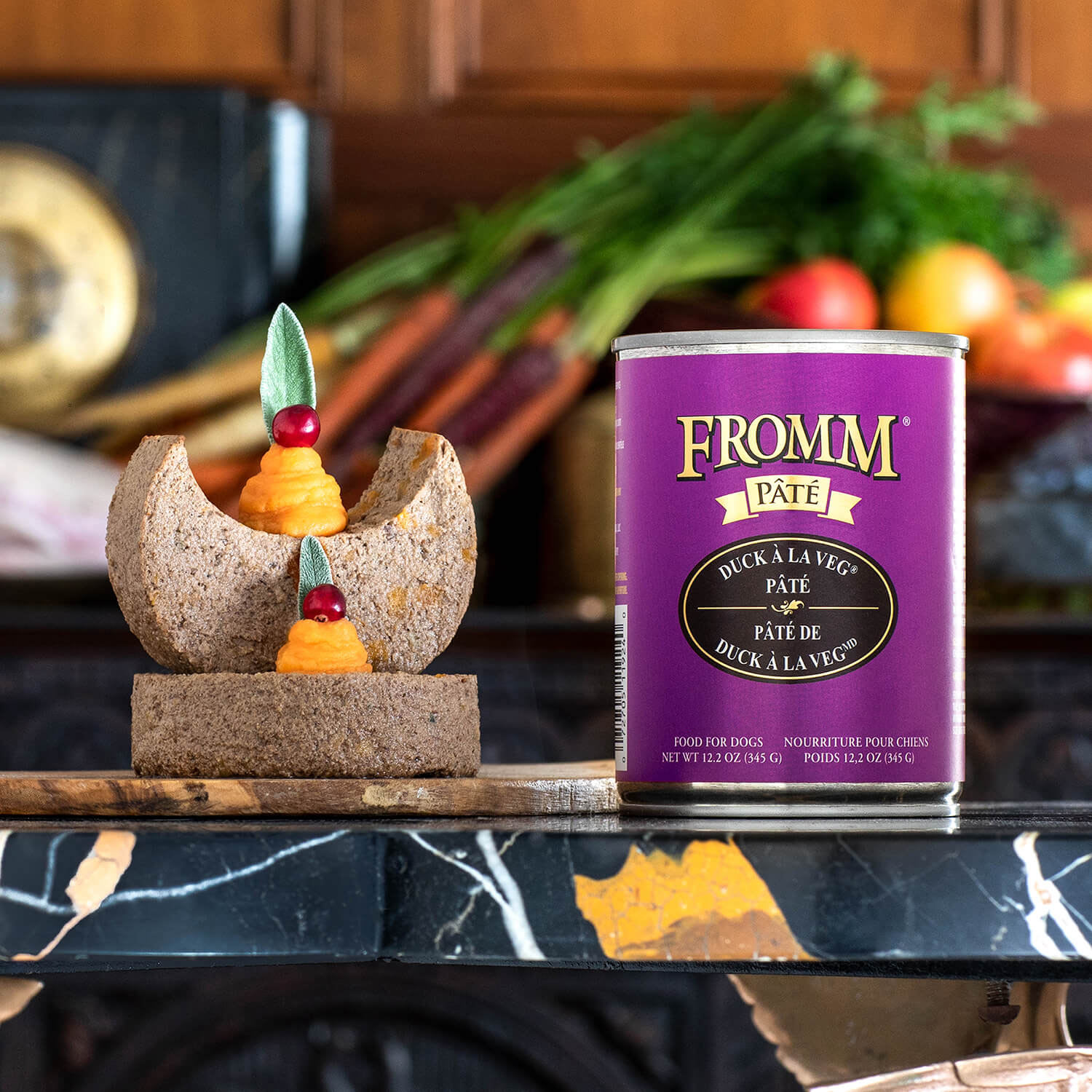 Fromm Pâté De Canard À La Veg Pour Chien En Conserve 345g