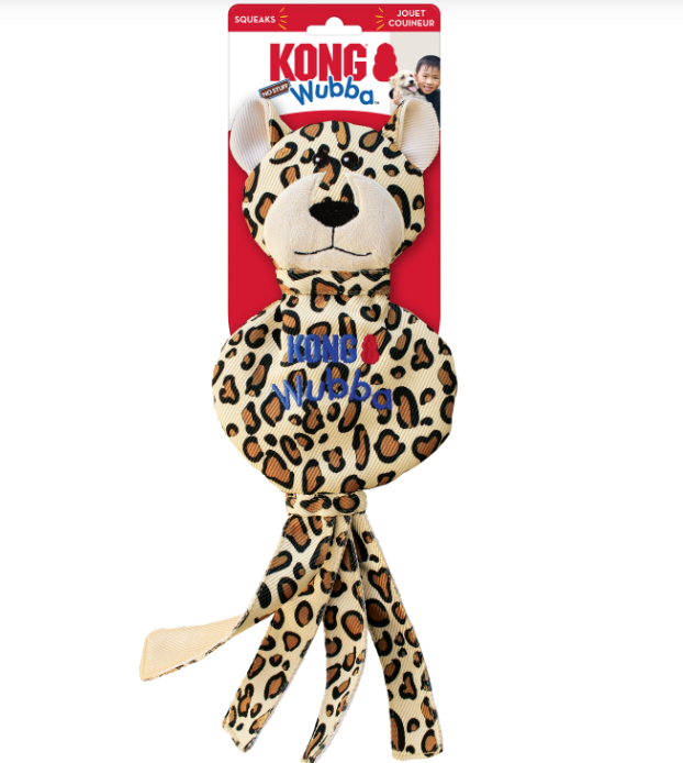 Kong Wubba No Stuff Cheetah - Large