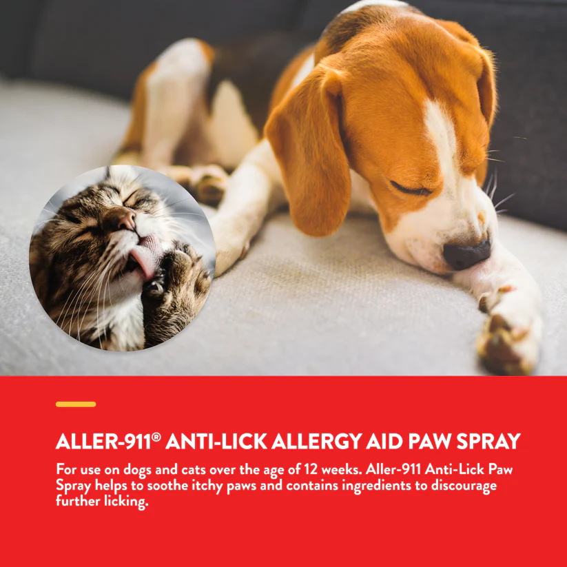 Aller-911 Anti-Lick Allergy Aid Paw Spray NaturVet