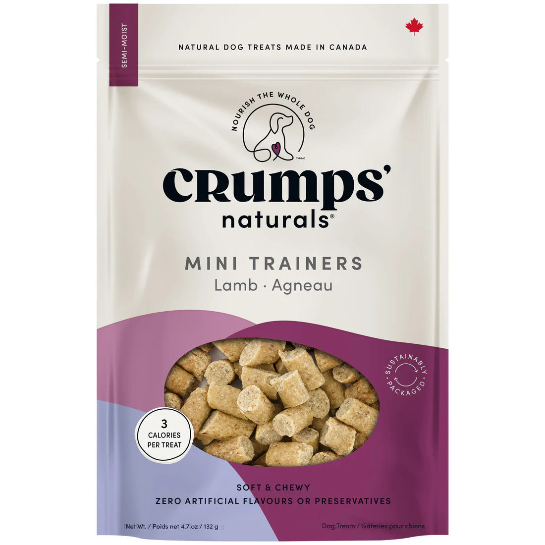 Crumps'Naturals Mini Trainers Semi-Humides À L'Agneau