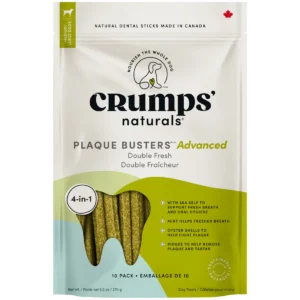 Crumps' Naturals Plaques Busters Bâtonnets Dentaires - Double Fraîcheur