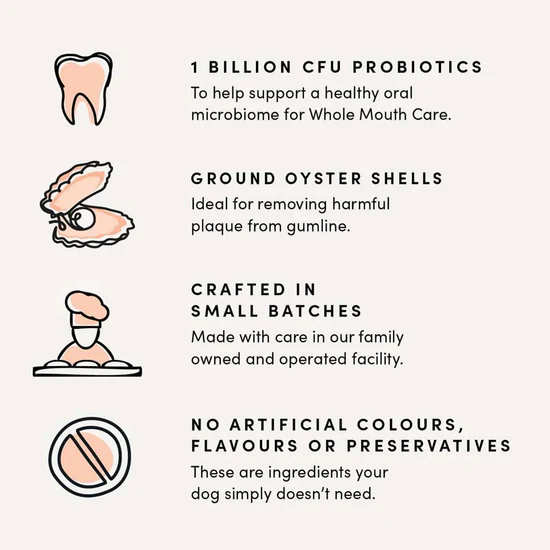 Crumps' Naturals Plaques Busters Bâtonnets Dentaires - Soins De Toute La Bouche