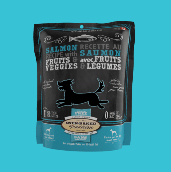 Oven-Baked Gâteries Pour Chien Sans Grains - Saumon Avec Fruits Et Légumes