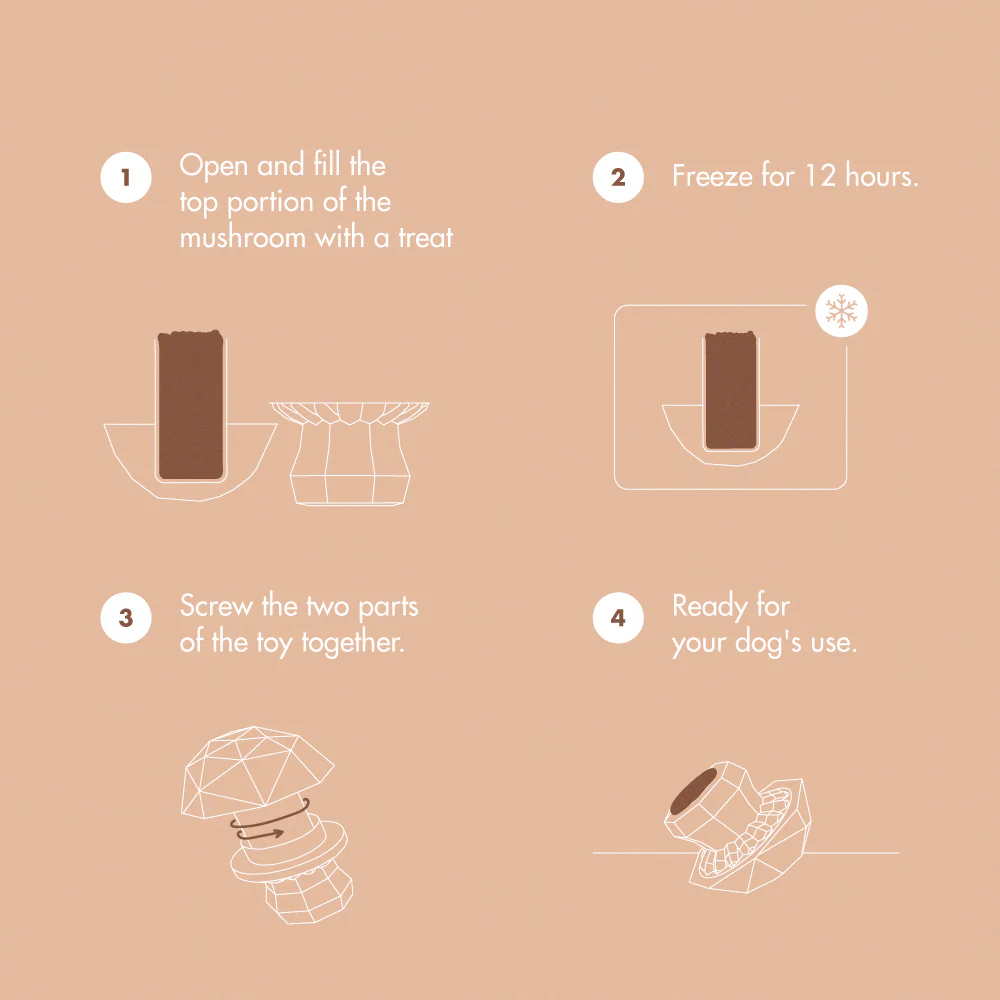 Distributeur De Gâteries Champignon - Zeedog