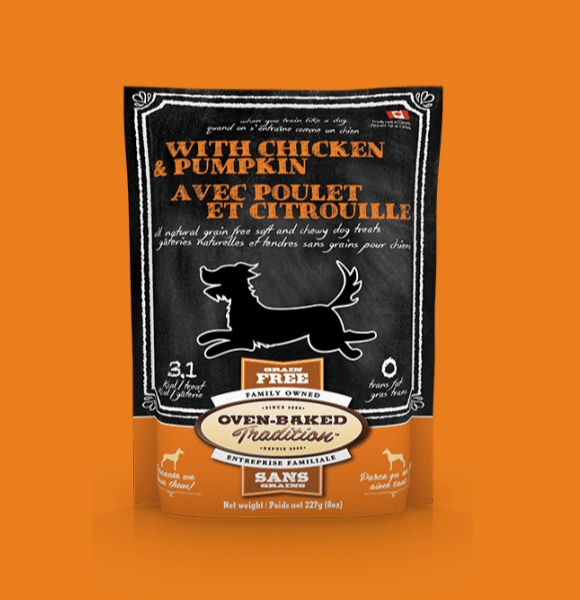 Oven-Baked Gâteries Tendres Sans Grains - Poulet Citrouille