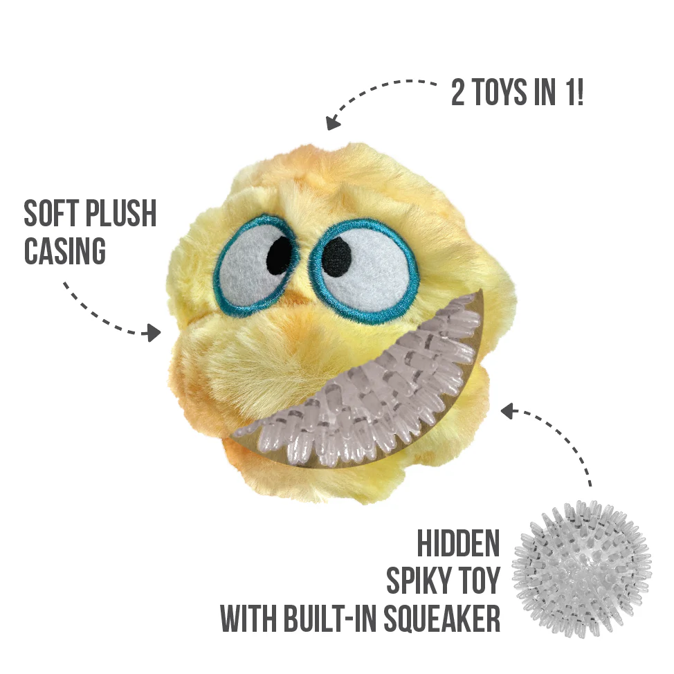 FouFit Balle Amusante Duveteuse À Épines