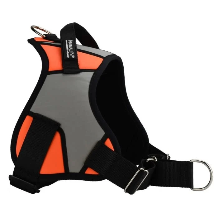 Harnais Animalin Reflex Plus orange fluo
