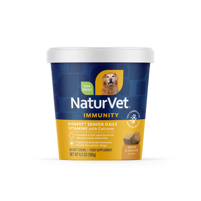 VitaPet™ Senior – Vitamines quotidiennes en bouchées tendres