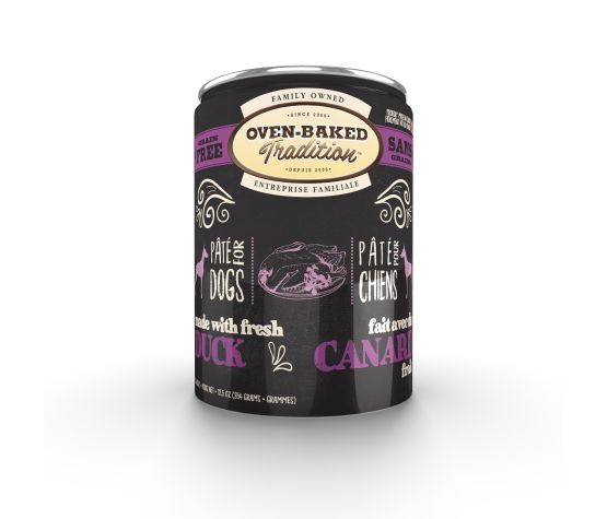 Oven-Baked Pâté Au Canard Sans Grains Chien 354 g