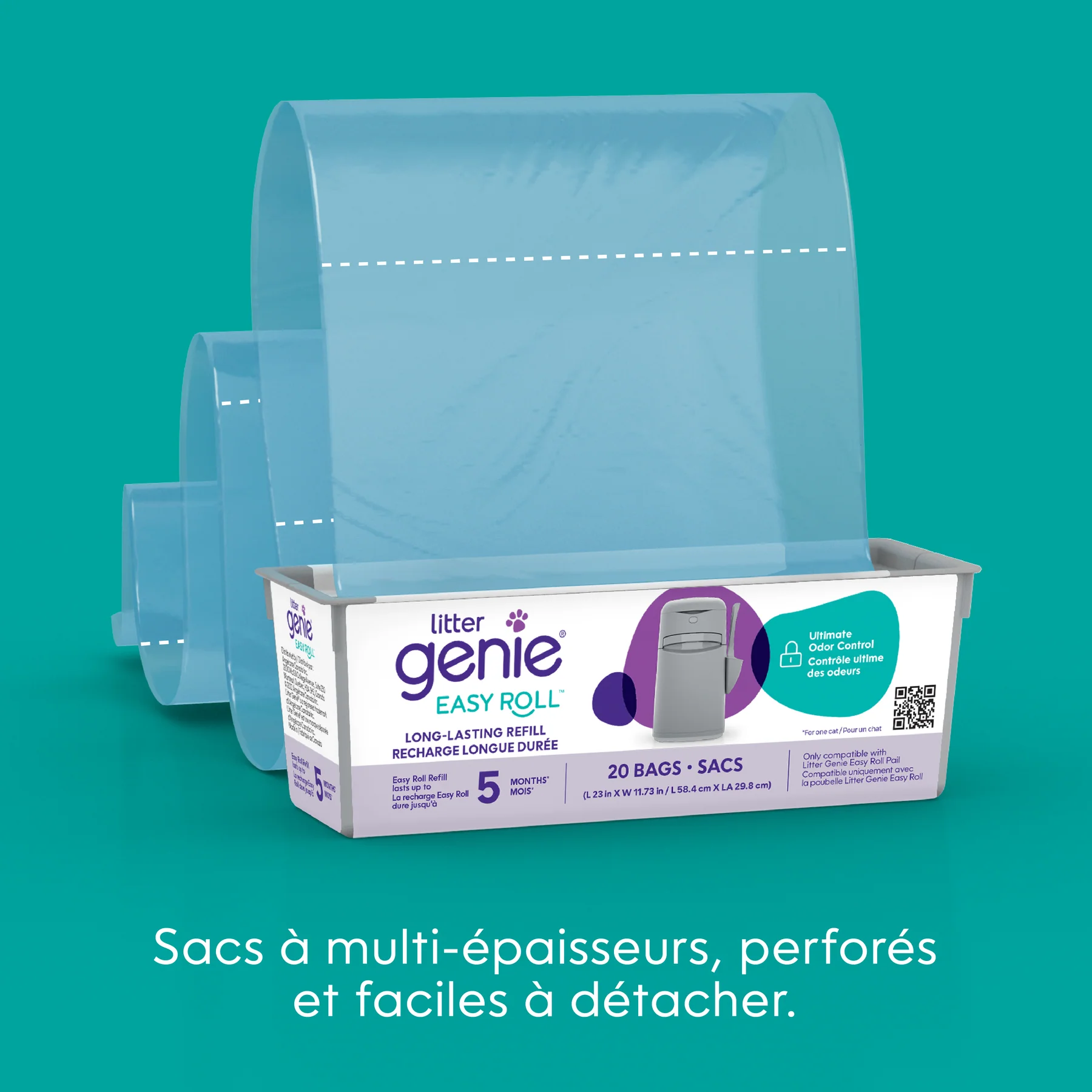Recharge De Sacs Pour Poubelle Little Genie