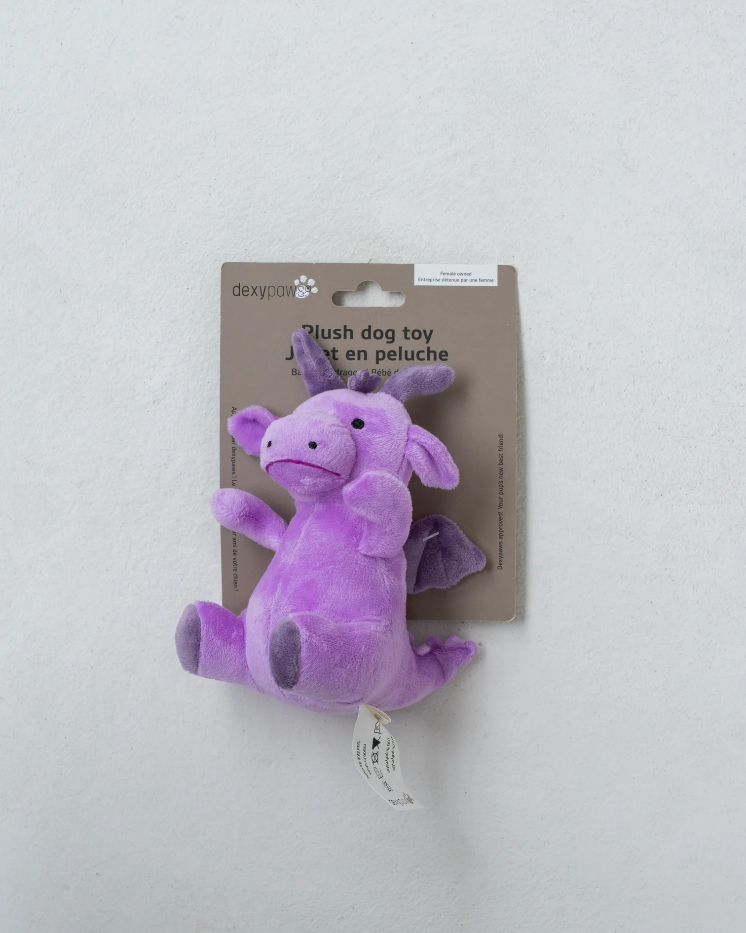 Peluche Bébé Dragon Rose - DexyPaws