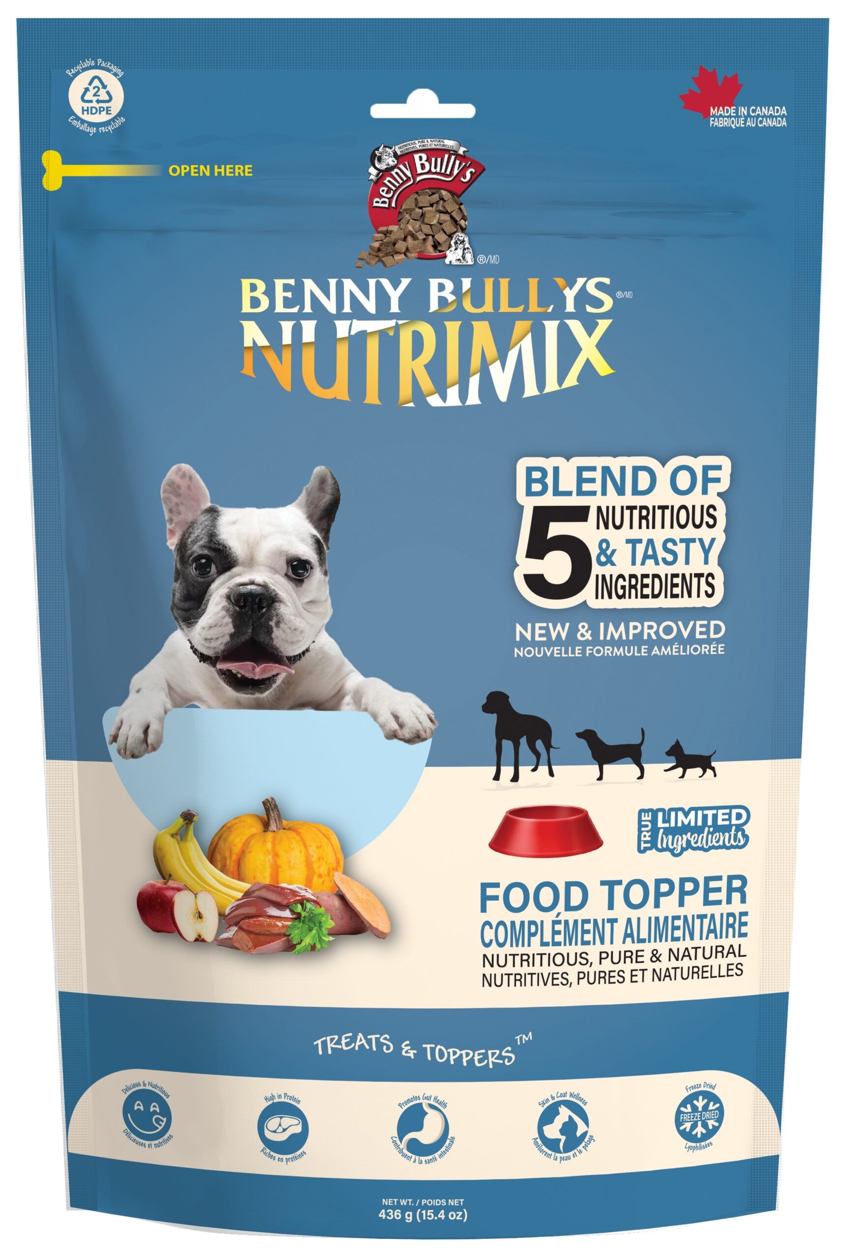 Gâteries Pour Chien - Nutrimix, Foie de boeuf - Benny Bully's