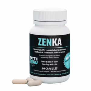 Zenka Capsules Calmante Pour Chien Et Chats Patte D'Eau Bio