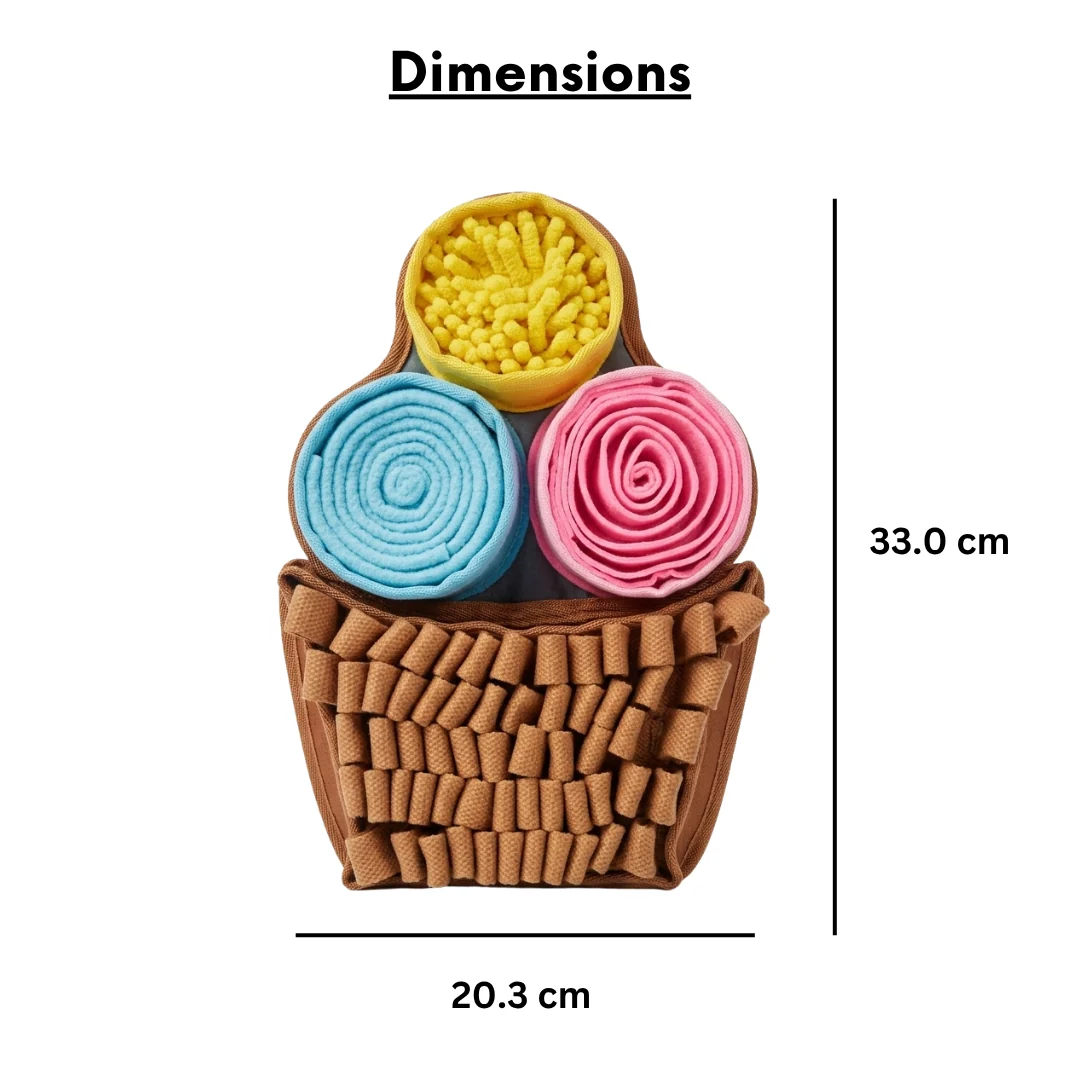 Tapis de fouille cupcake de rêve